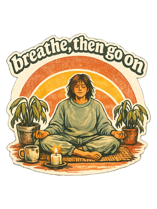 Breathe, Then Go On Tee