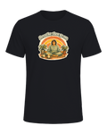 Breathe, Then Go On Tee — Vintage Black