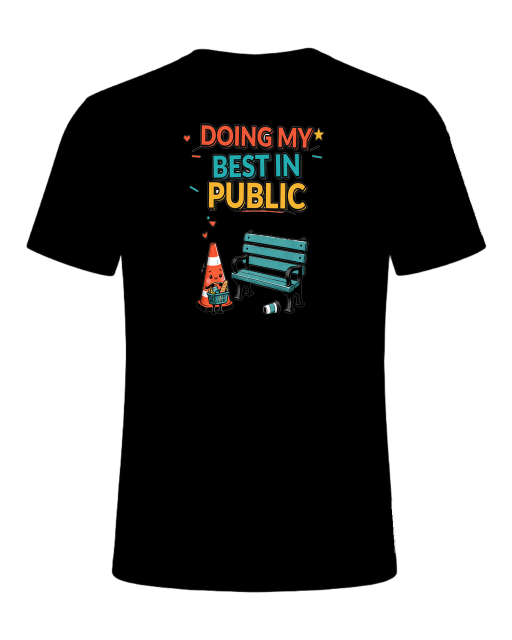 DOING MY BEST IN PUBLIC — Black