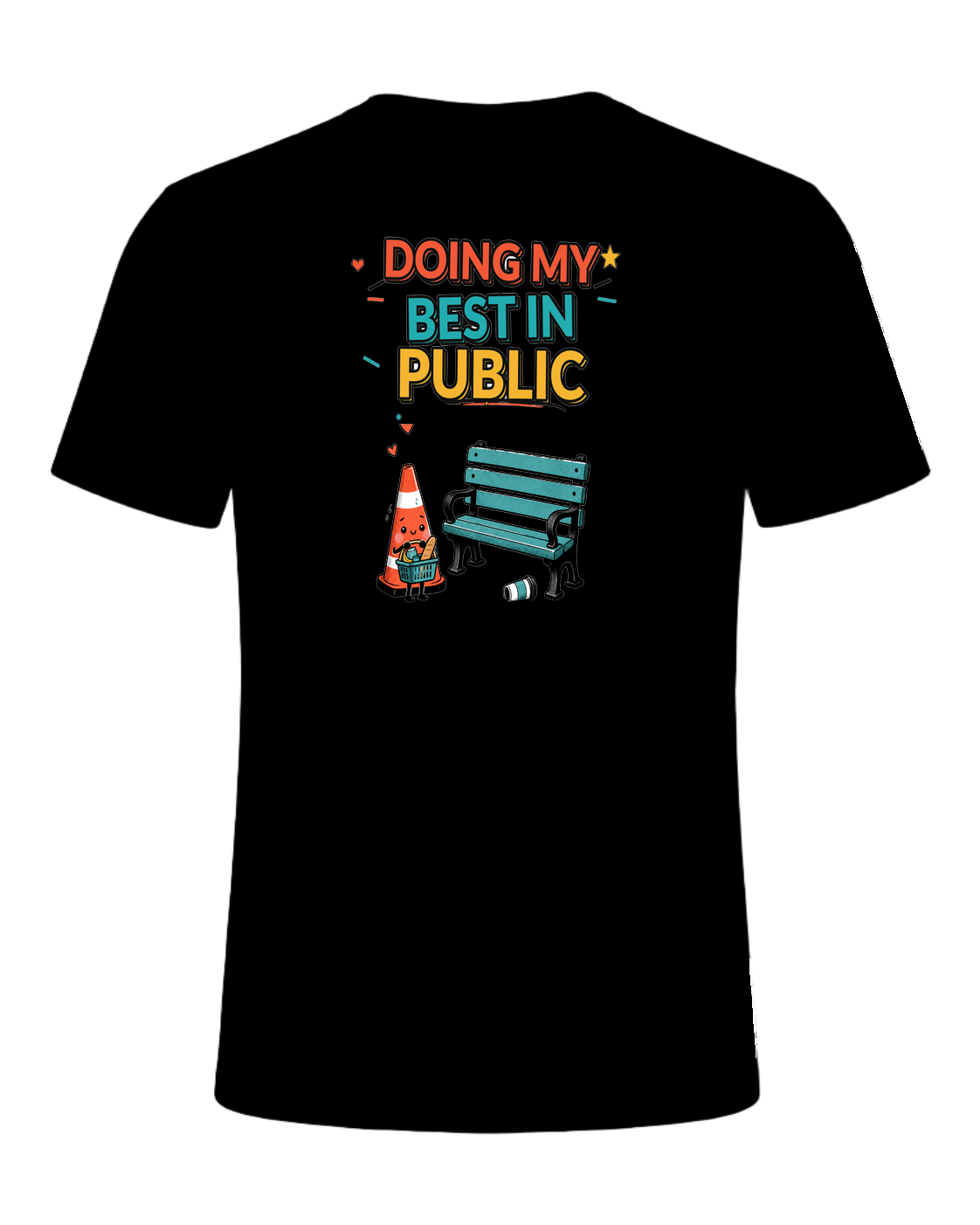 DOING MY BEST IN PUBLIC — Black
