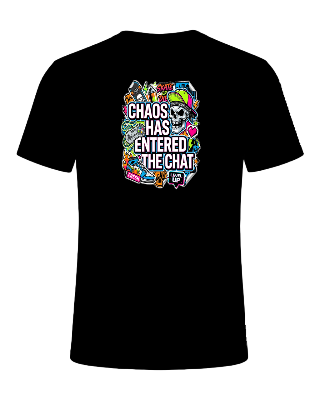 CHAOS HAS ENTERED THE CHAT — Black