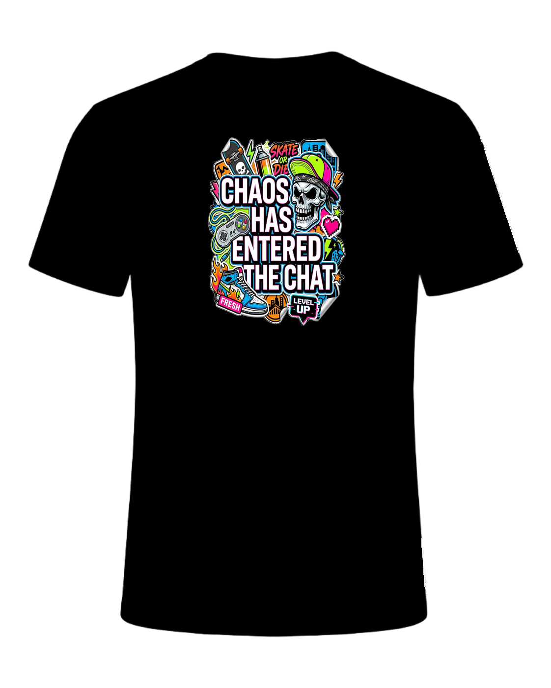 CHAOS HAS ENTERED THE CHAT — Black