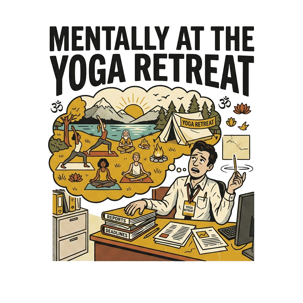 MENTALLY AT THE YOGA RETREAT