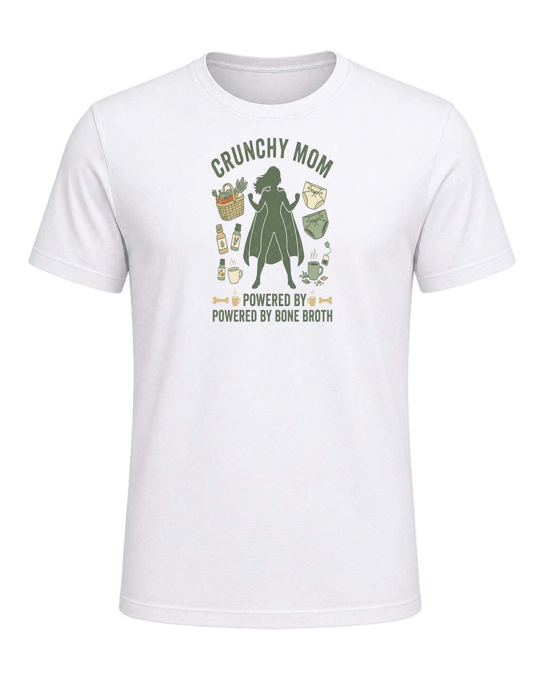 Crunchy Mom — White