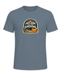 Just Here For The Chickens Tee — Heather Slate