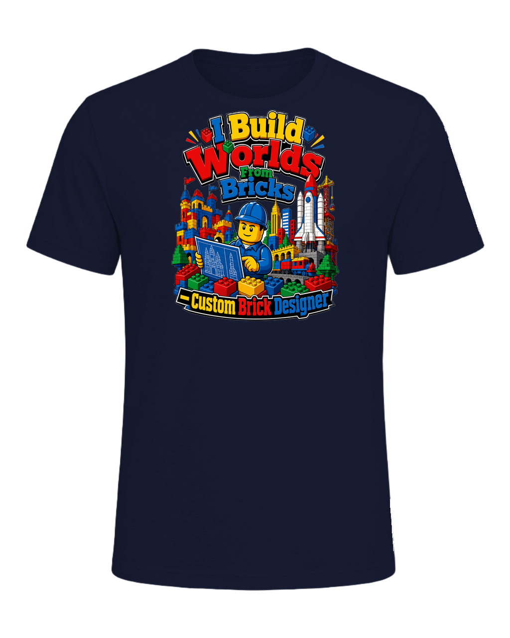 Brick Builder / Custom Brick Creations — Navy