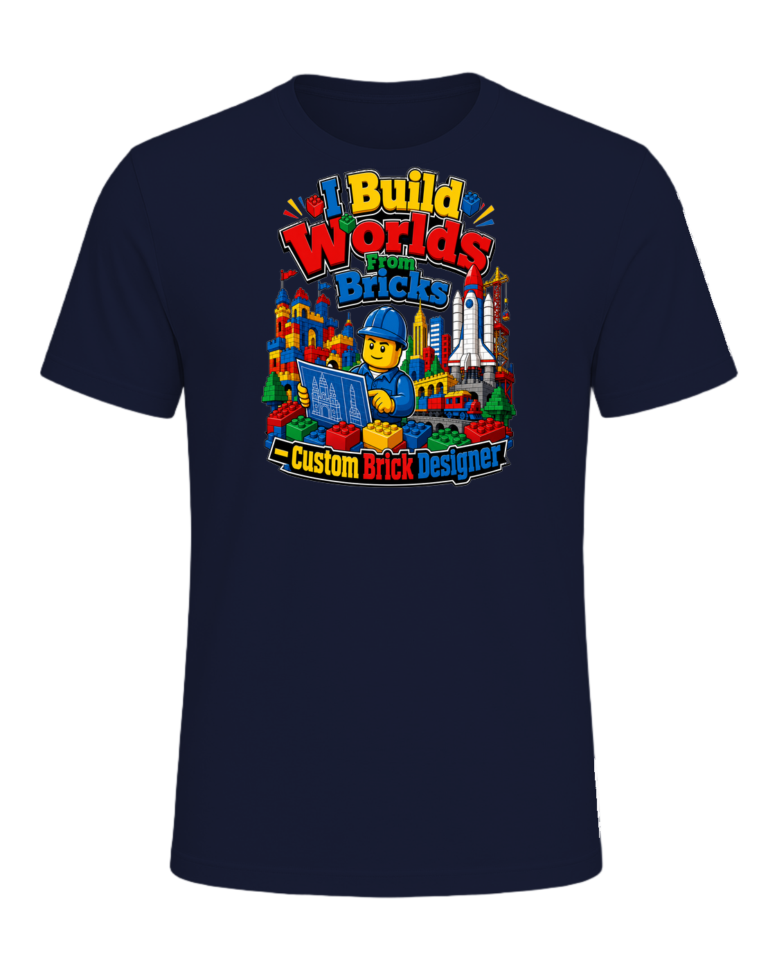 Brick Builder / Custom Brick Creations — Navy