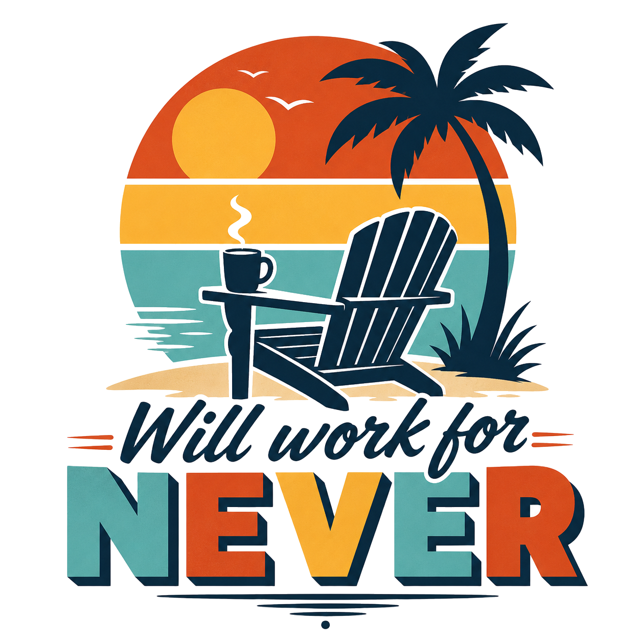 Will work for never