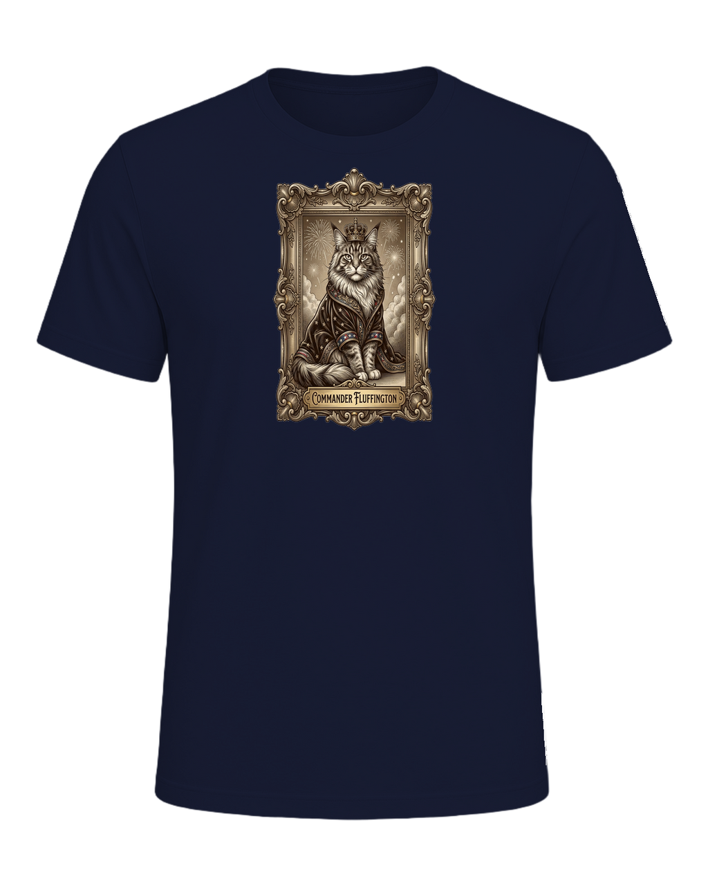 Maine Coon Royalty — Navy