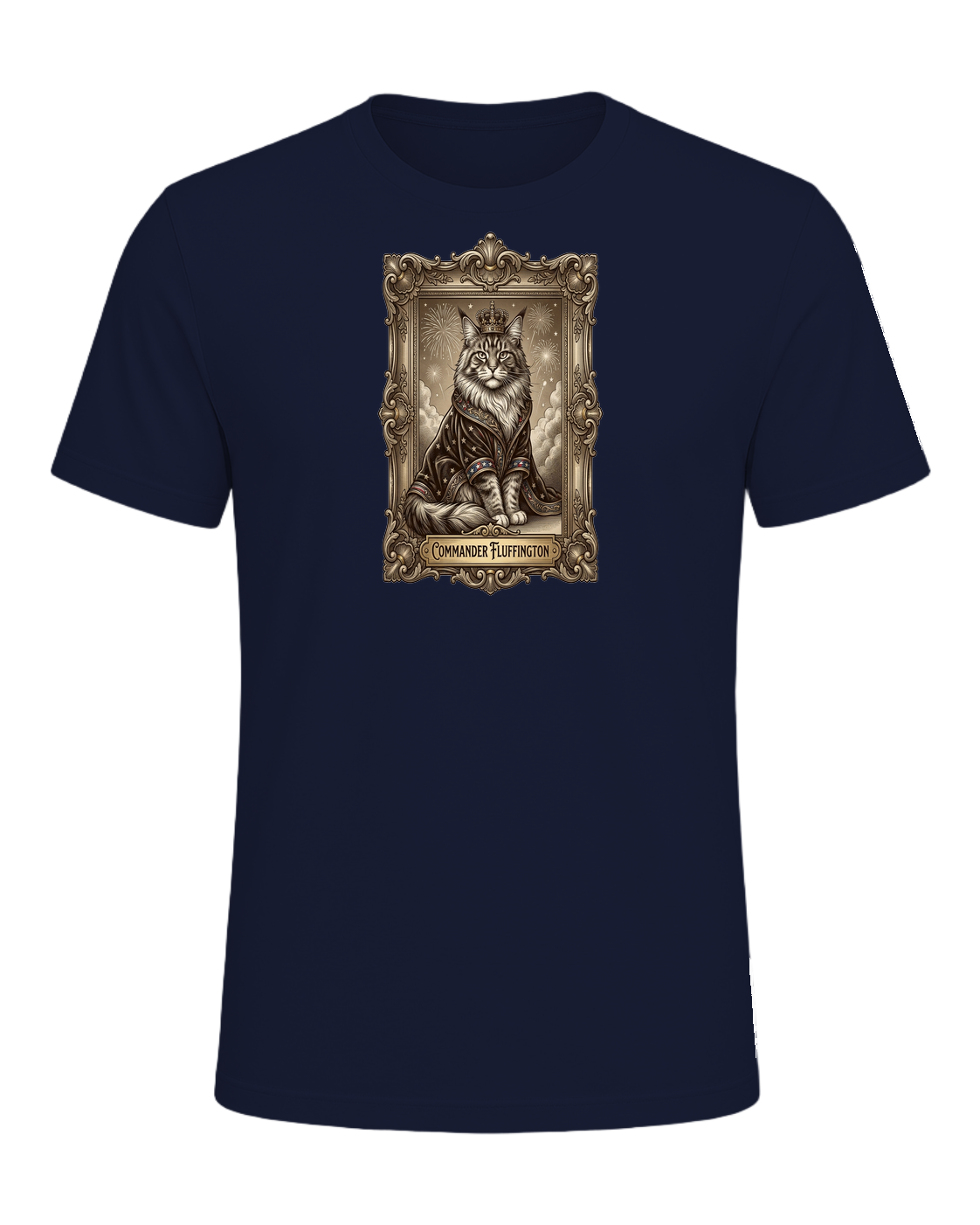Maine Coon Royalty — Navy
