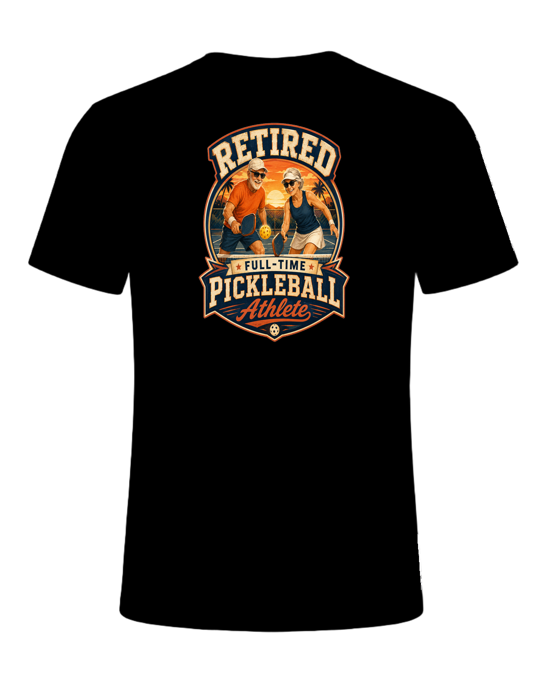 Pickleball Retirement — Black