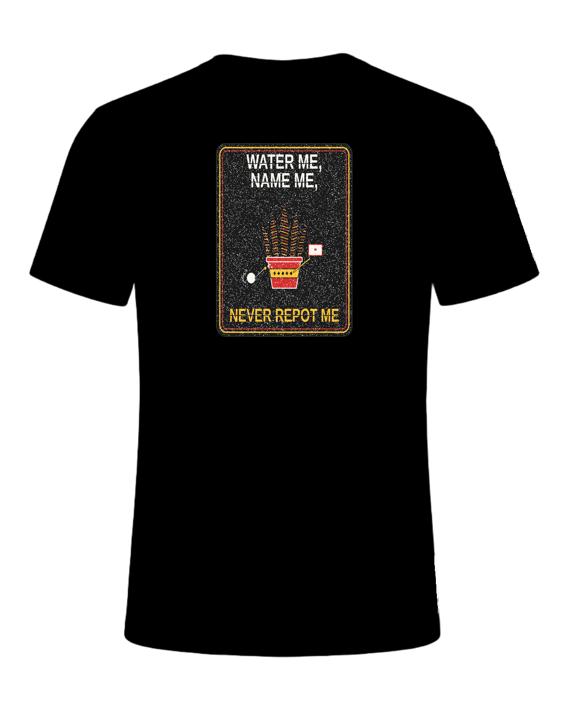 Water me, name me, never repot me — Black
