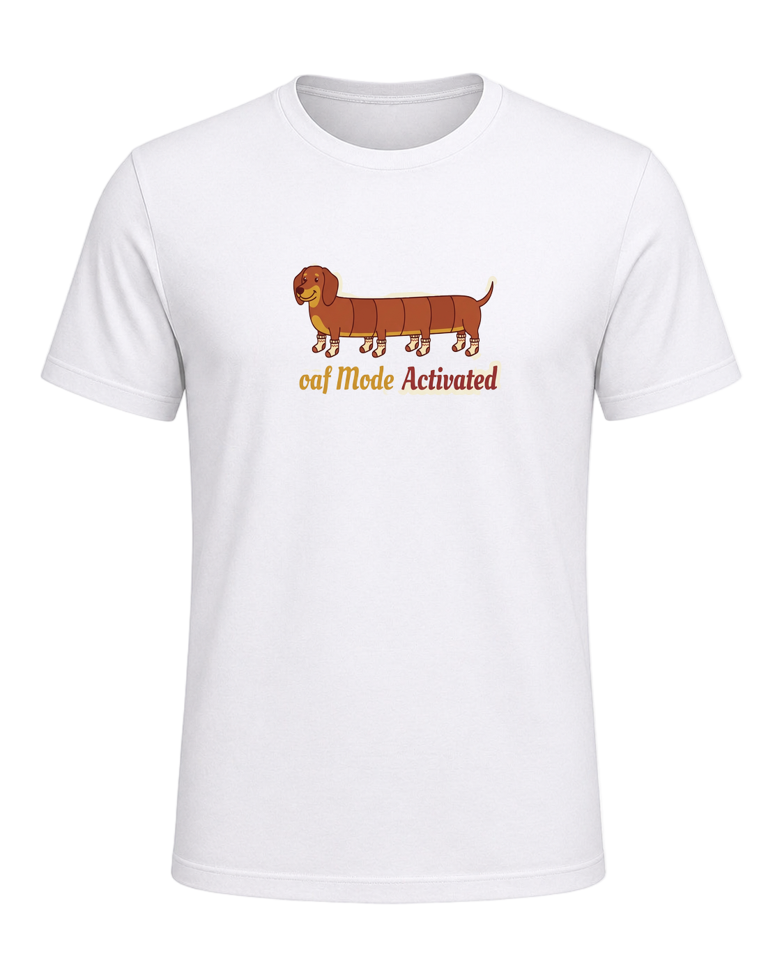 Dachshund Sausage Dog Humor — White