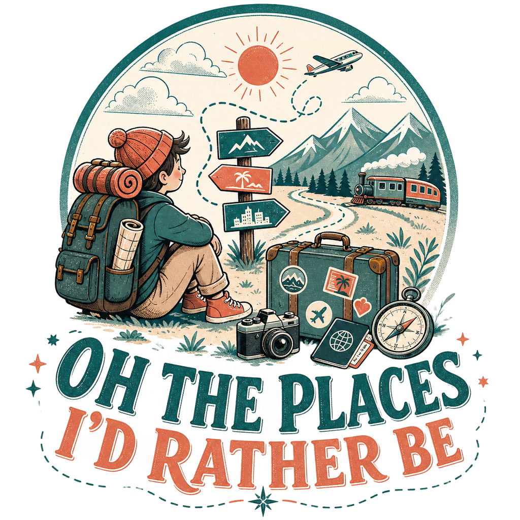 OH THE PLACES I'D RATHER BE