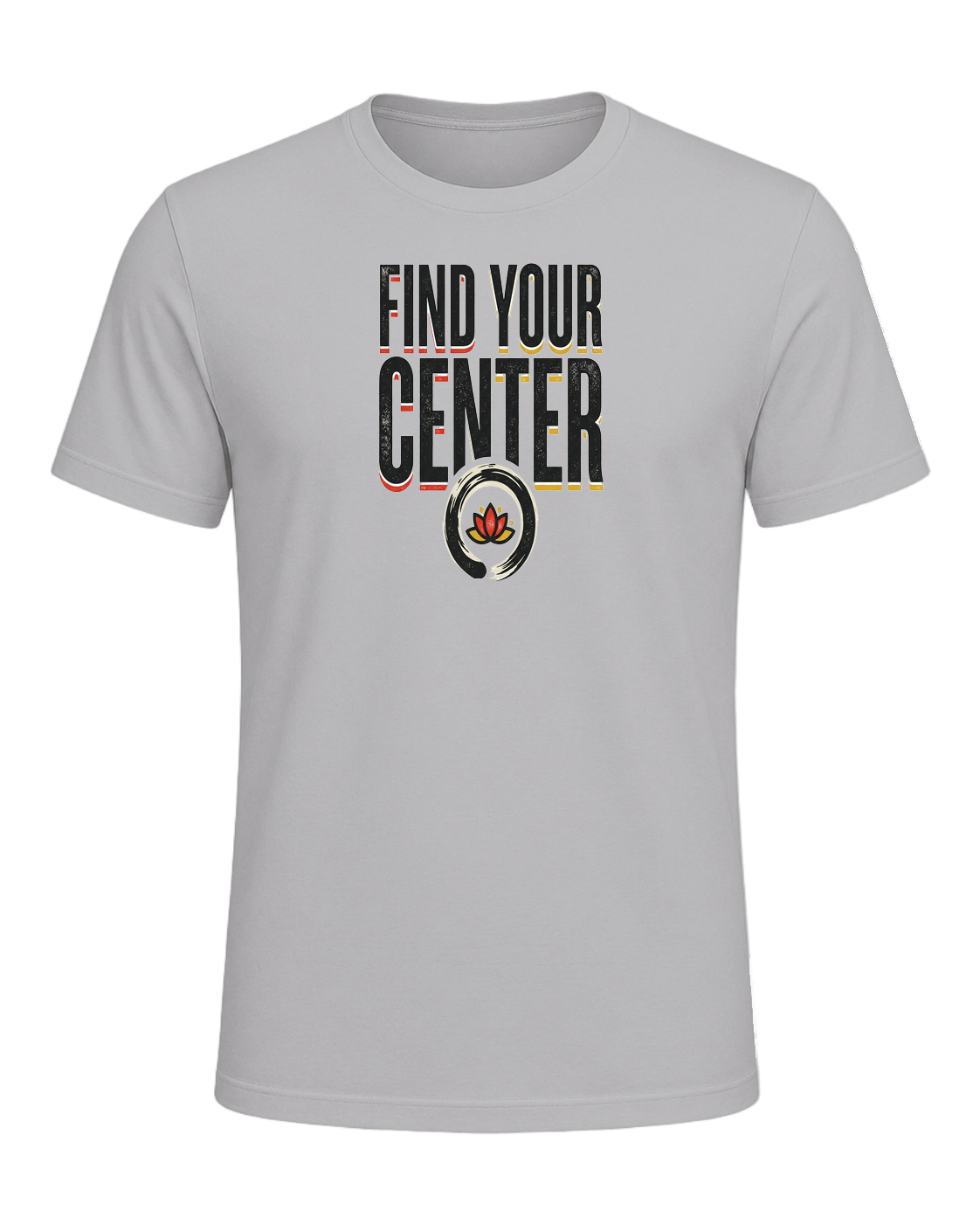 FIND YOUR CENTER — Athletic Heather
