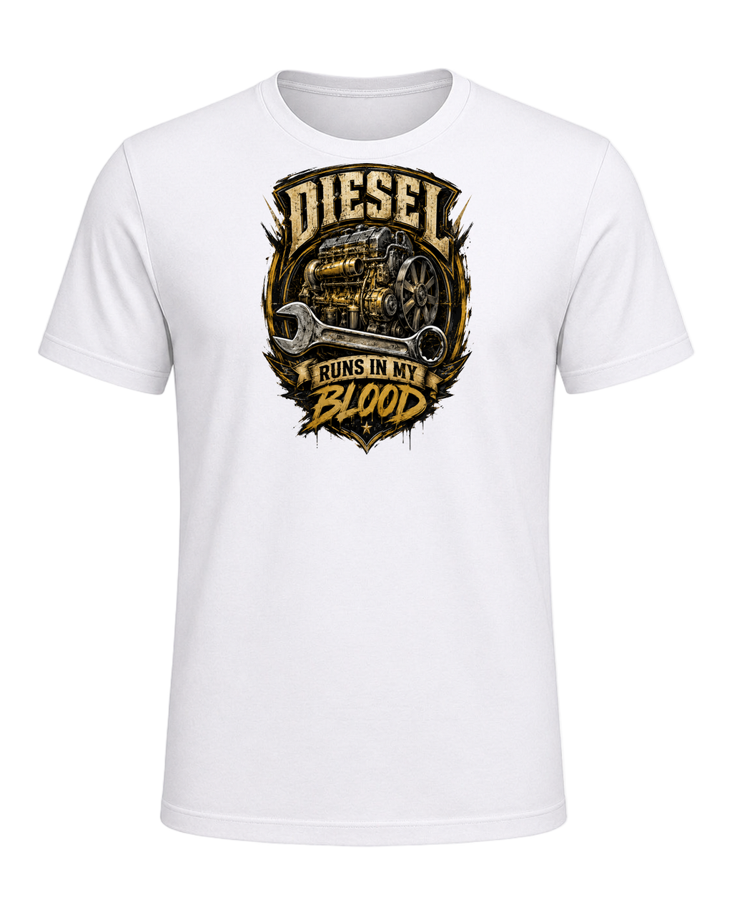 Diesel Mechanic — White
