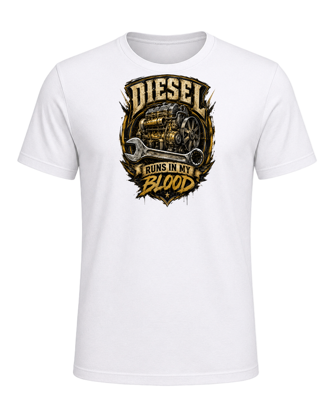 Diesel Mechanic — White