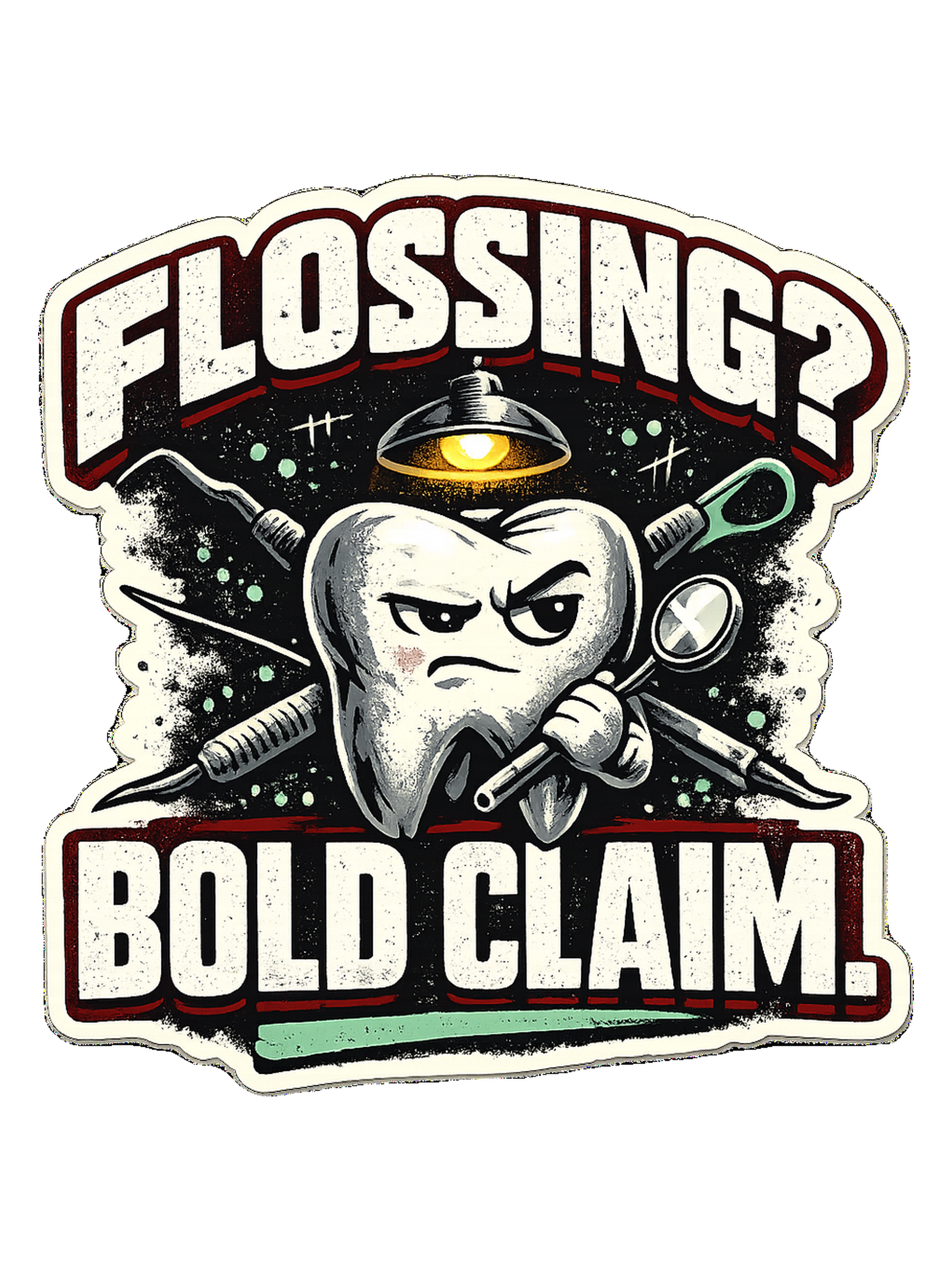 Flossing? Bold Claim. Tee