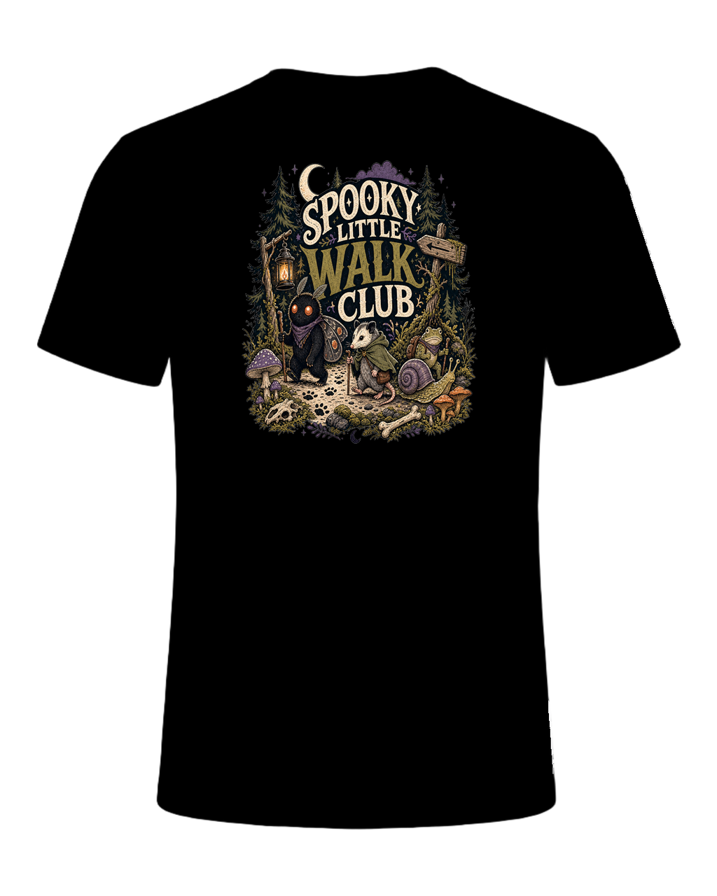 SPOOKY LITTLE WALK CLUB — Black