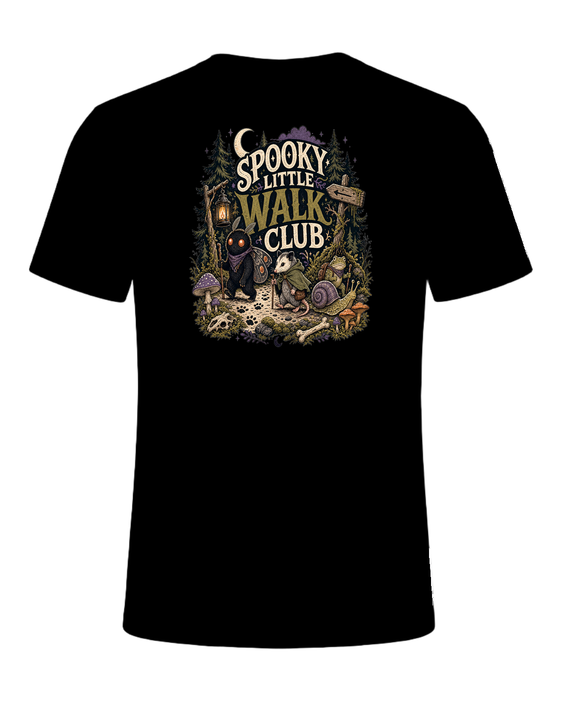 SPOOKY LITTLE WALK CLUB — Black