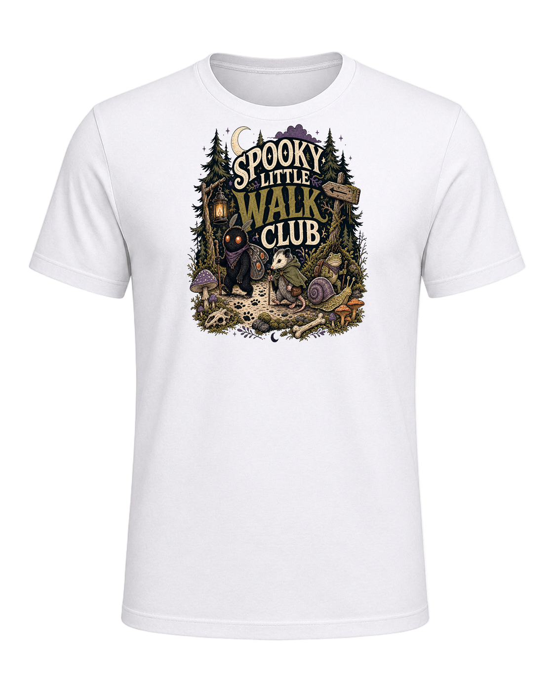 SPOOKY LITTLE WALK CLUB — White