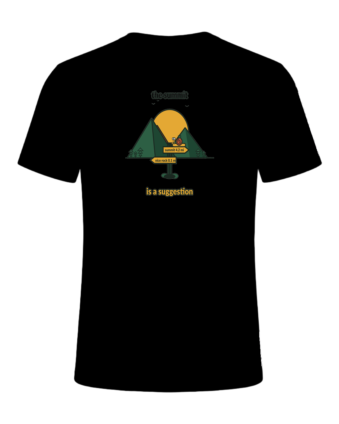 the summit is a suggestion — Black