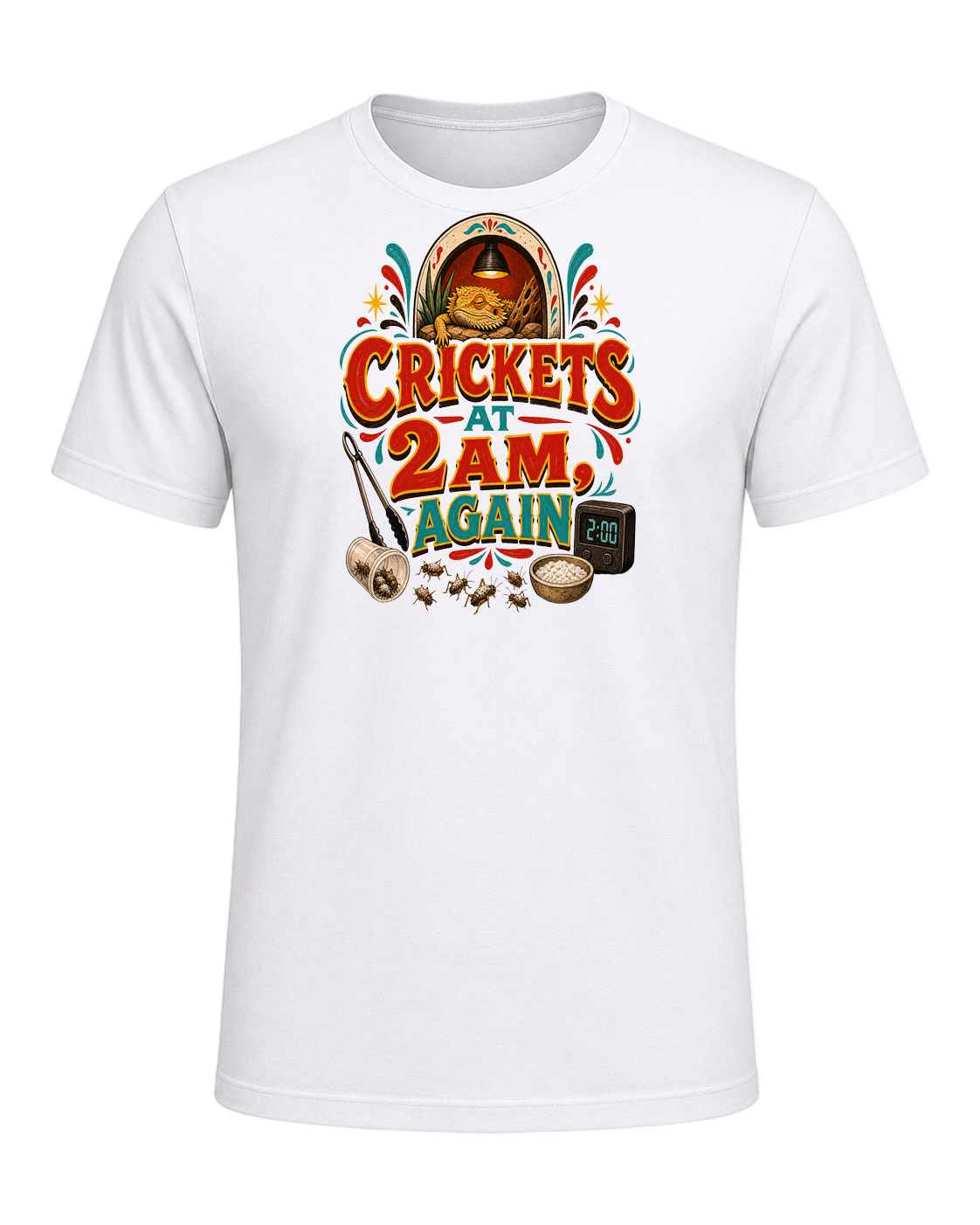 CRICKETS AT 2AM, AGAIN — White