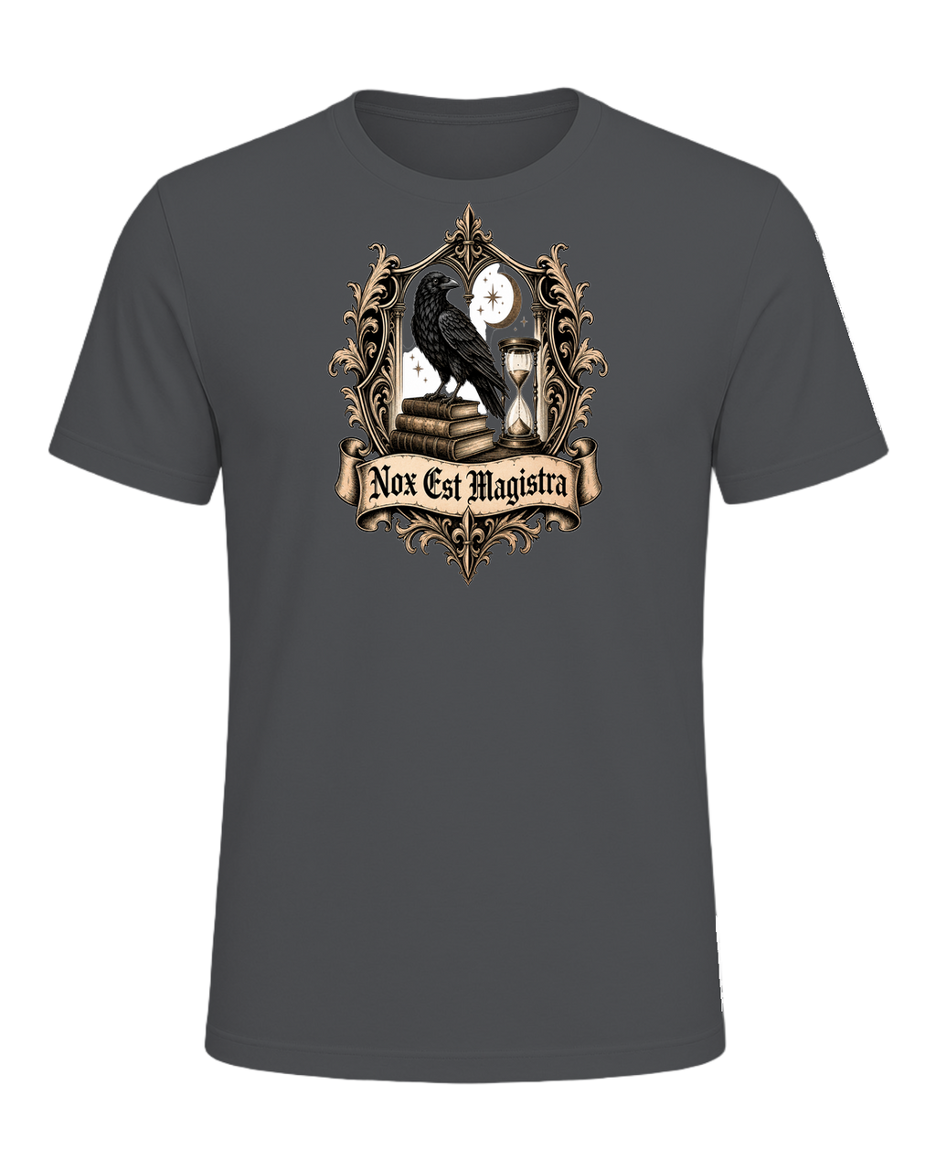 Latin Motto Crest — Asphalt