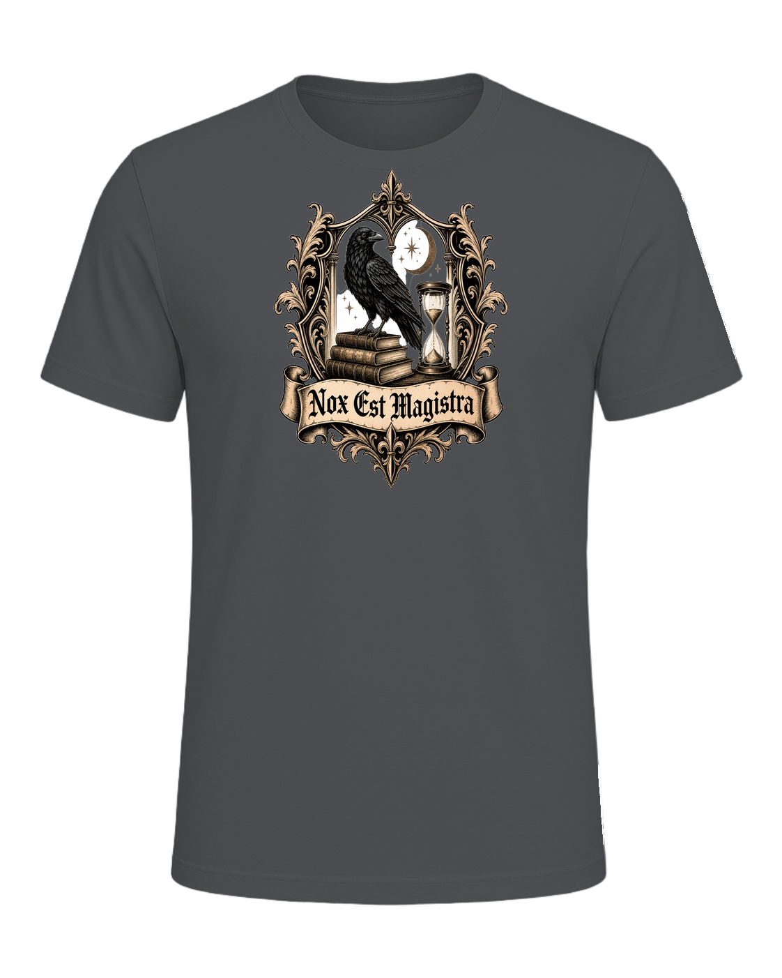 Latin Motto Crest — Asphalt