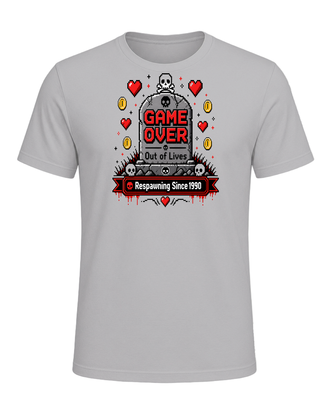 Game Over Humor — Athletic Heather