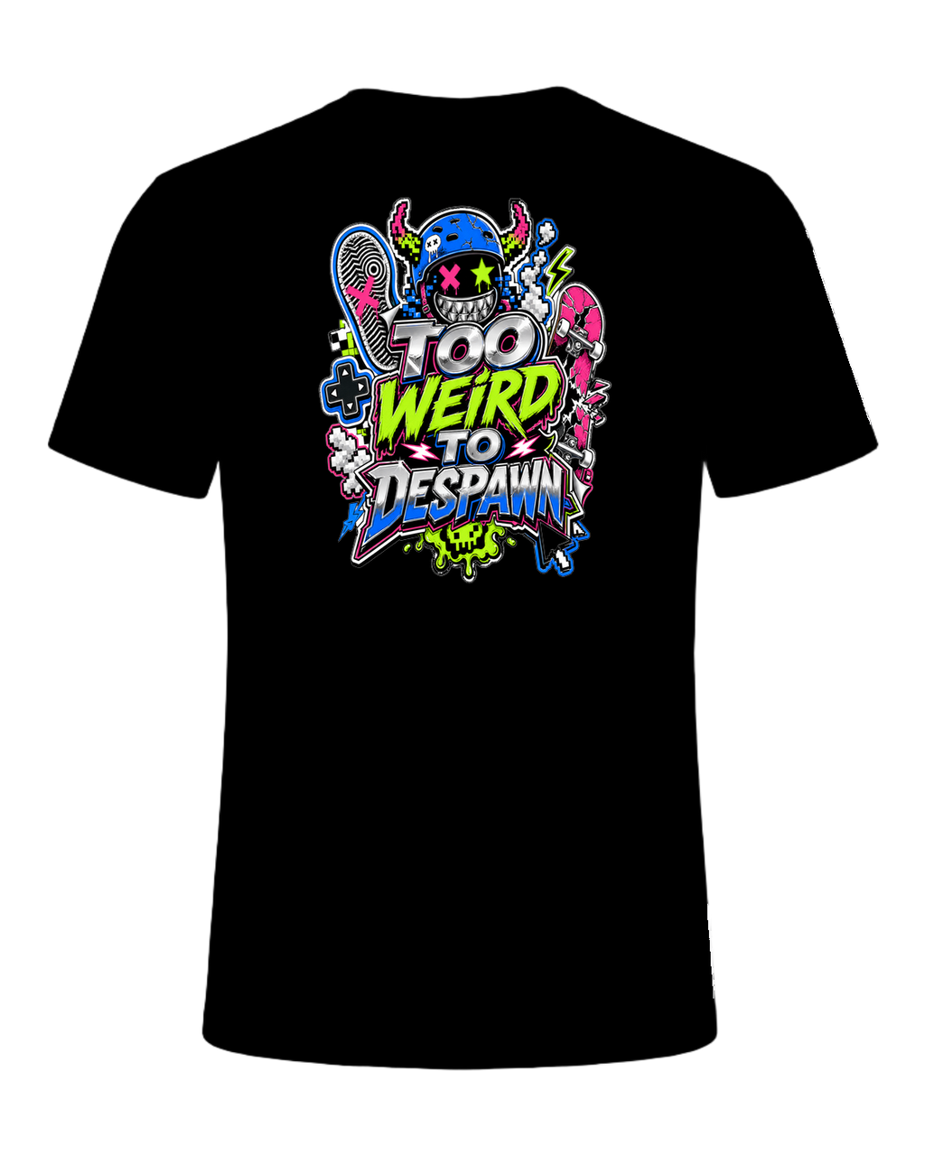 TOO WEIRD TO DESPAWN — Black