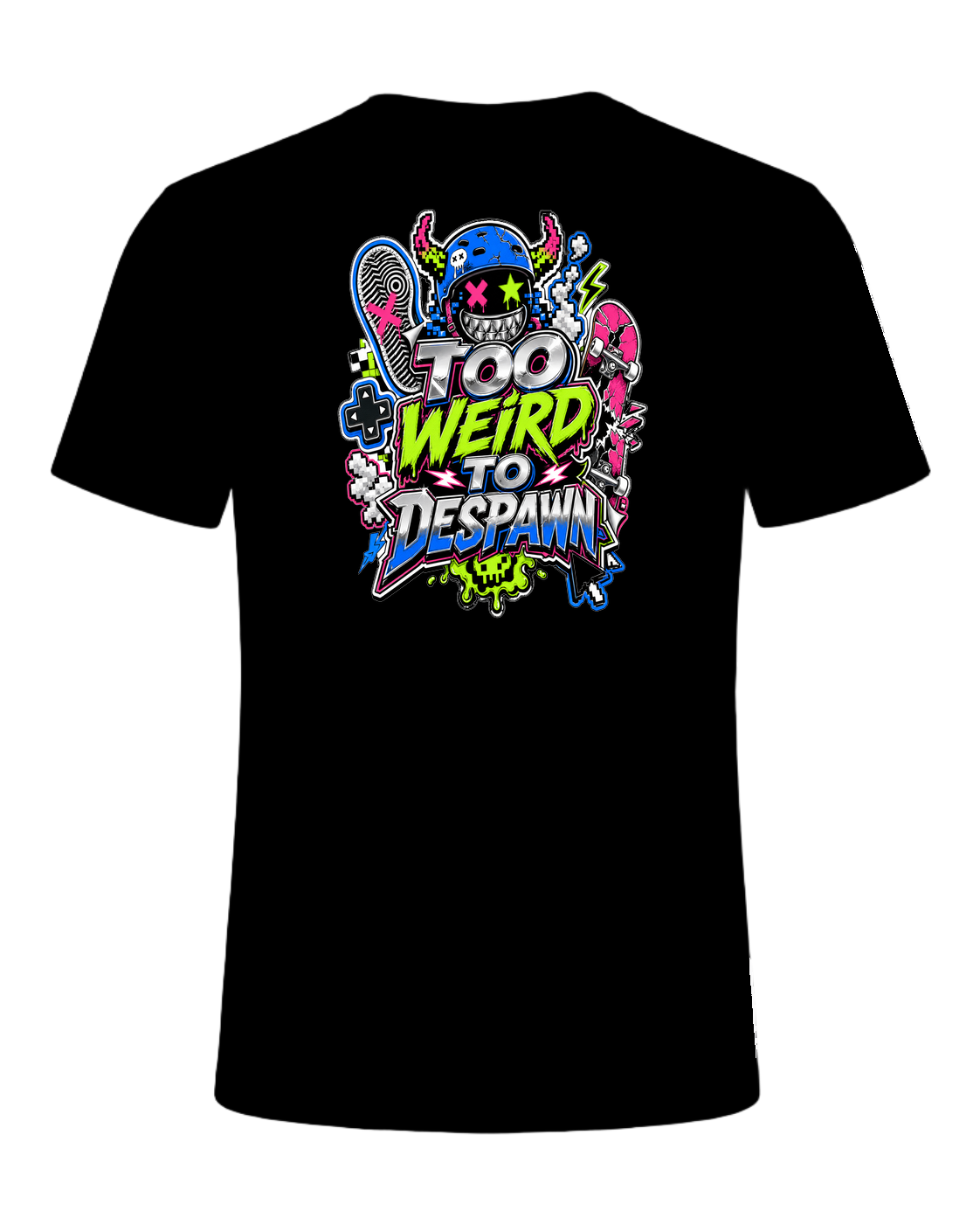 TOO WEIRD TO DESPAWN — Black