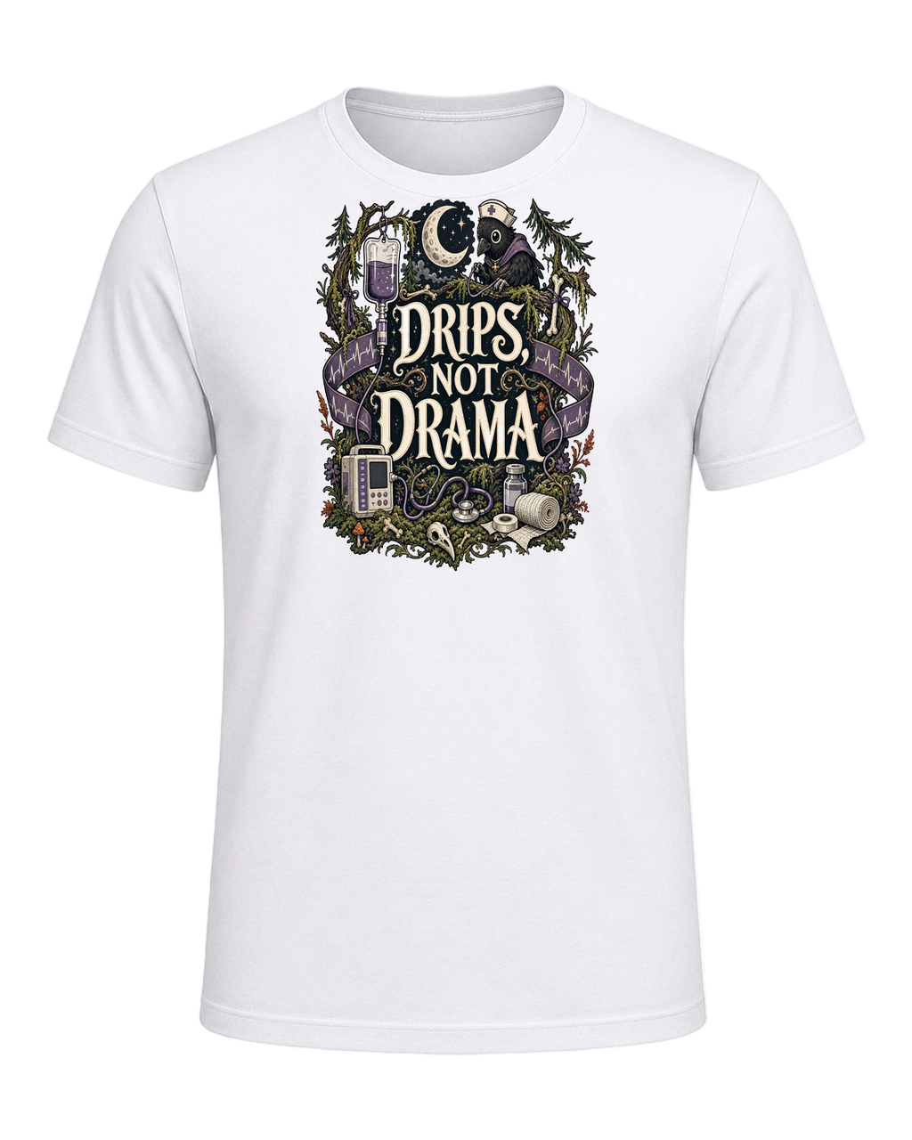DRIPS, NOT DRAMA — White