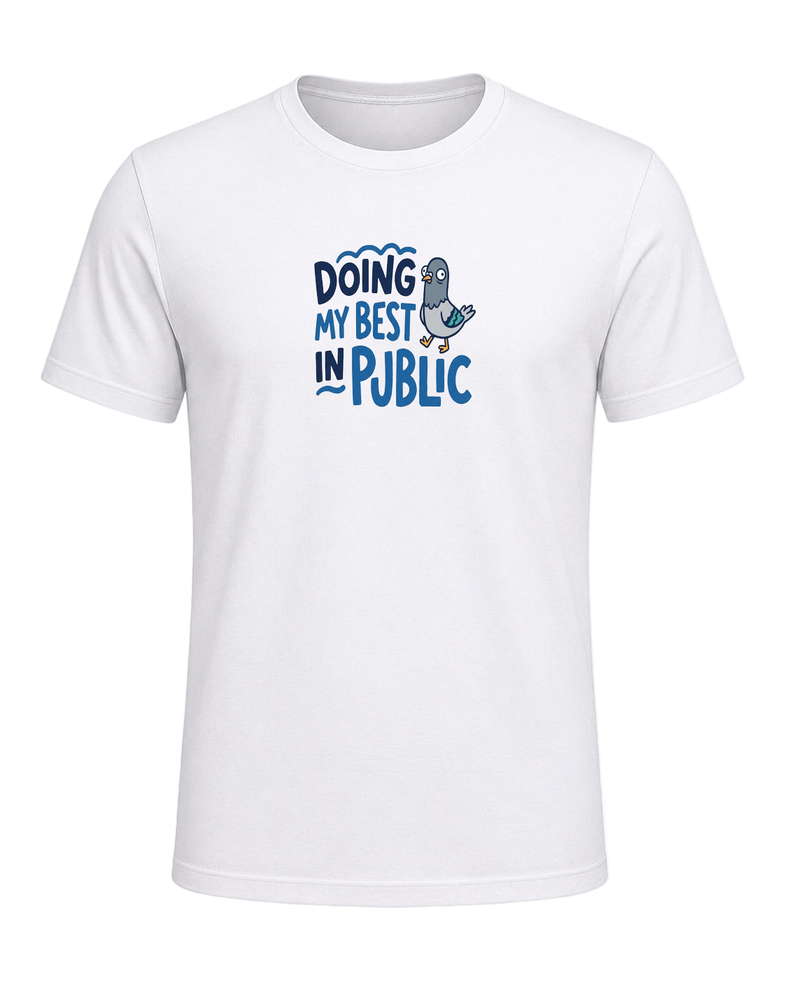 DOING MY BEST IN PUBLIC — White
