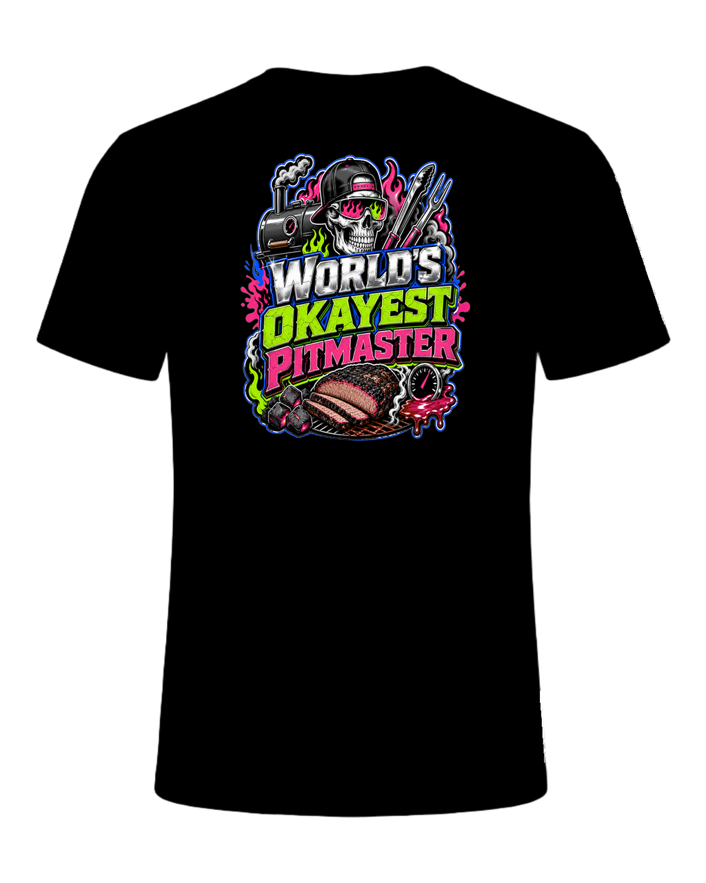 WORLD'S OKAYEST PITMASTER — Black