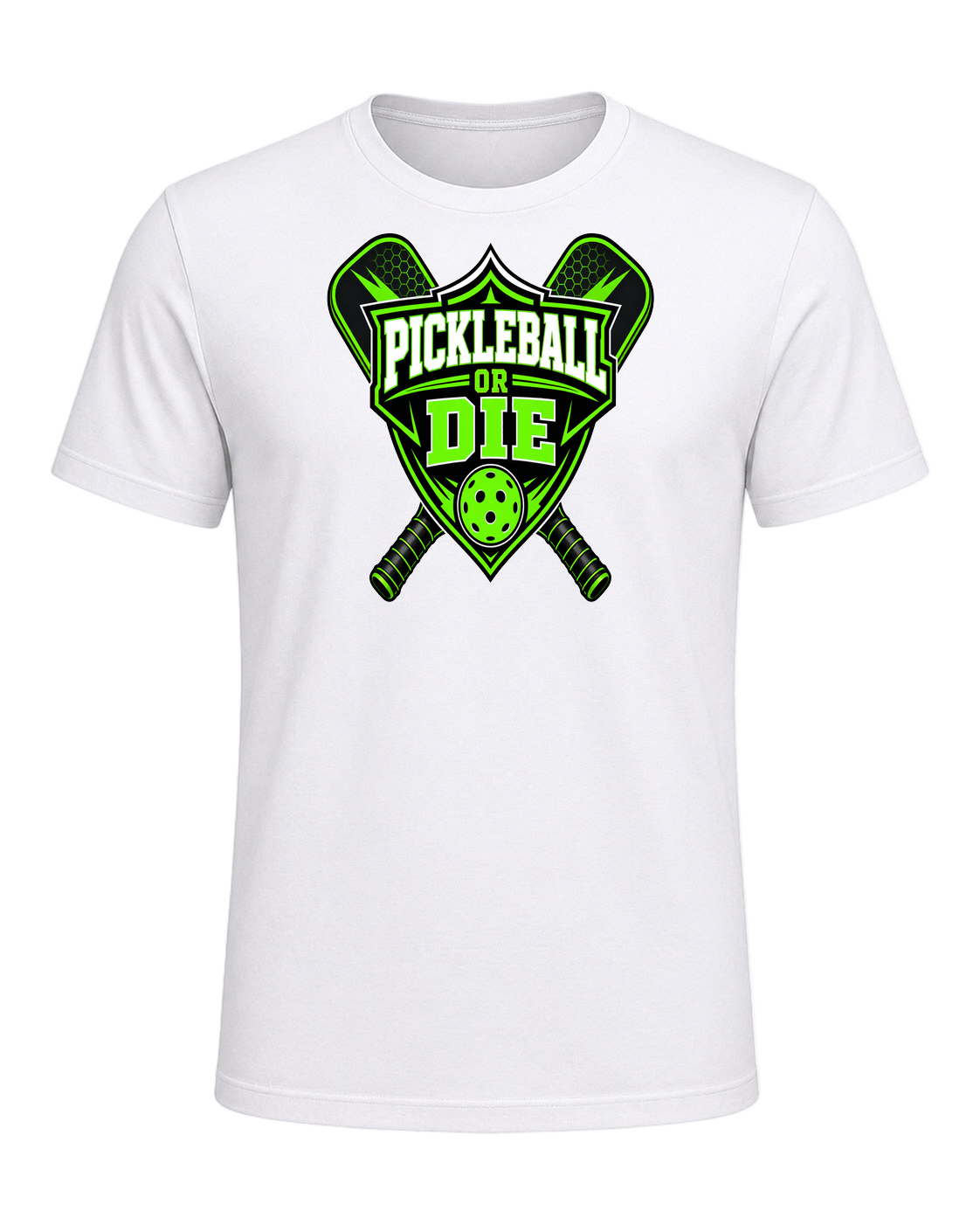 Pickleball Player — White