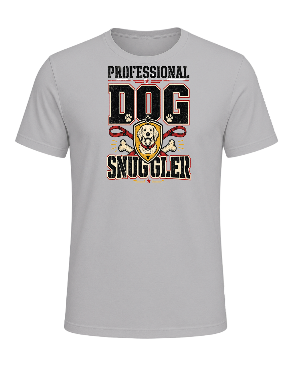 PROFESSIONAL DOG SNUGGLER — Athletic Heather