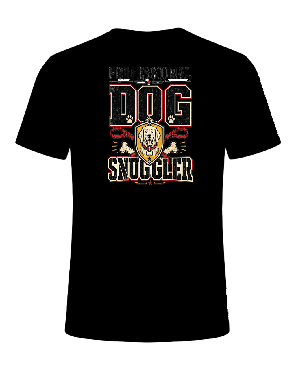 PROFESSIONAL DOG SNUGGLER — Black