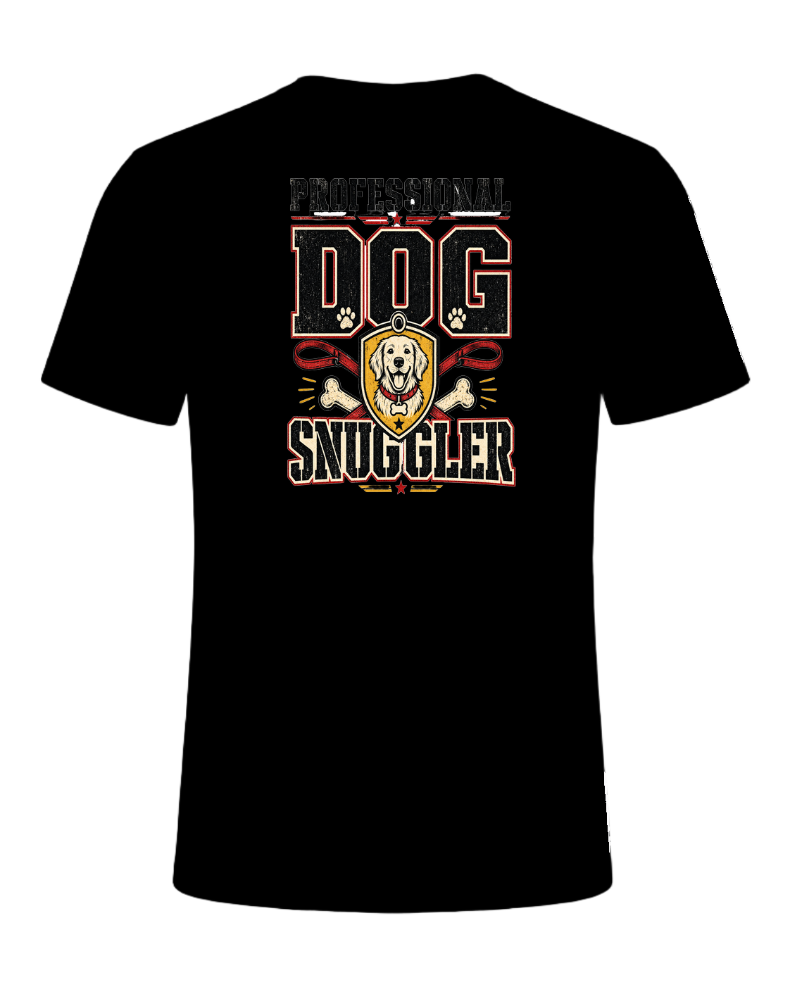 PROFESSIONAL DOG SNUGGLER — Black