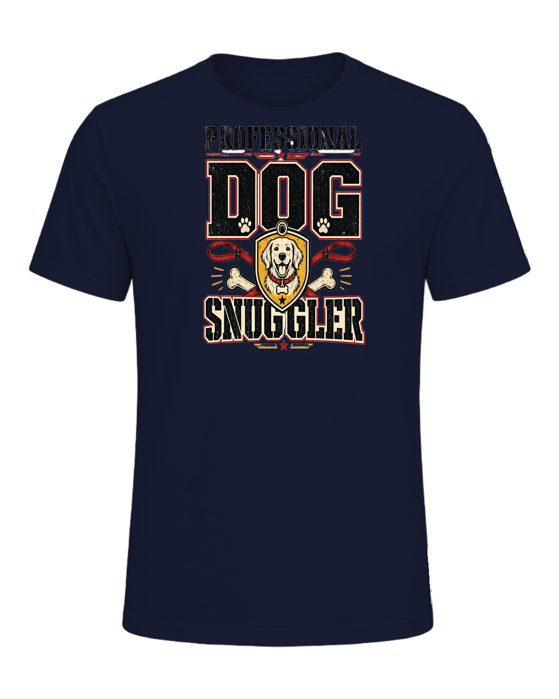 PROFESSIONAL DOG SNUGGLER — Navy