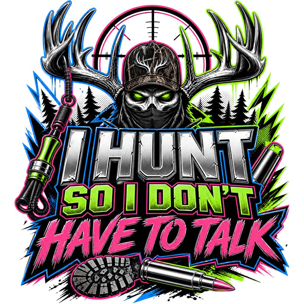 I HUNT SO I DON'T HAVE TO TALK