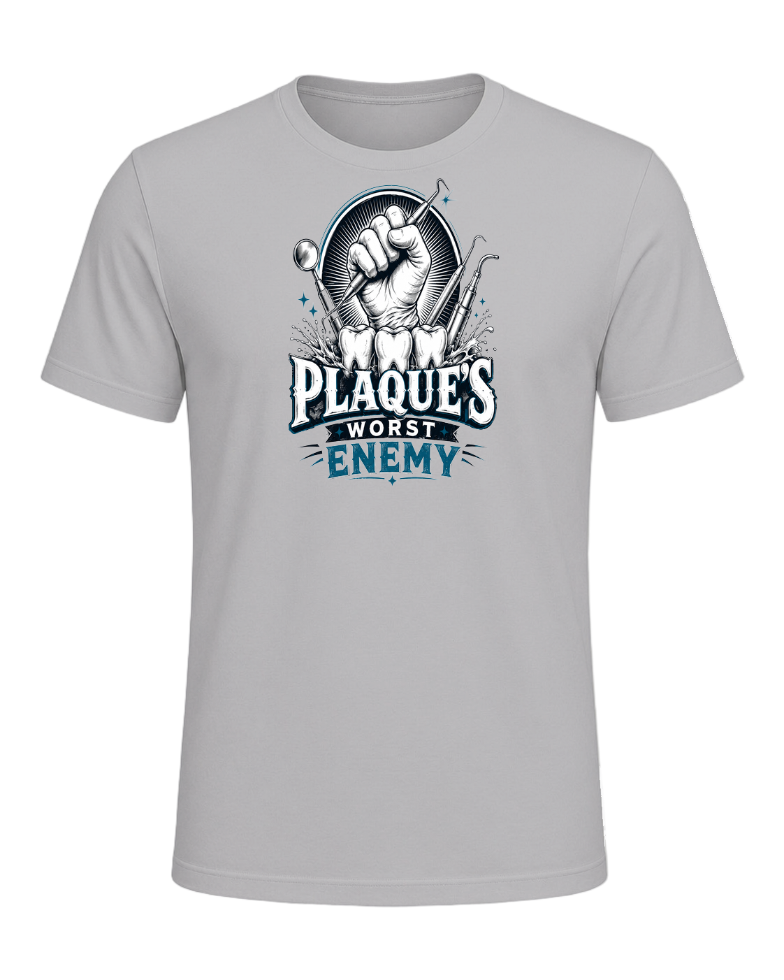 PLAQUE'S WORST ENEMY — Athletic Heather