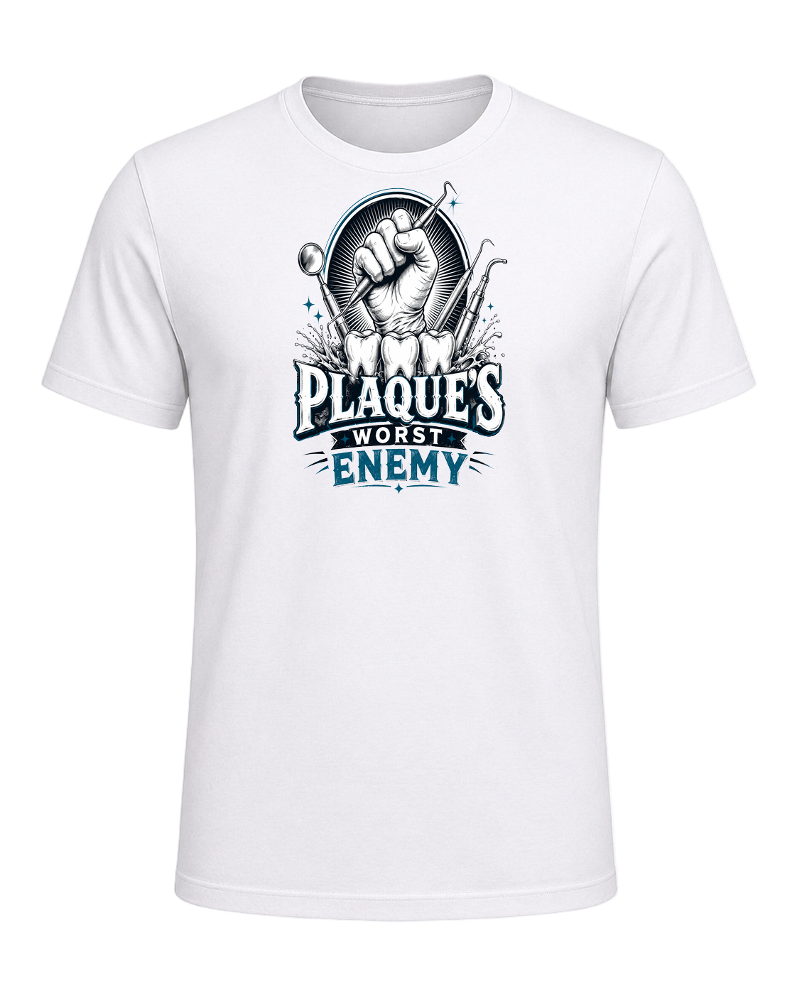 PLAQUE'S WORST ENEMY — White
