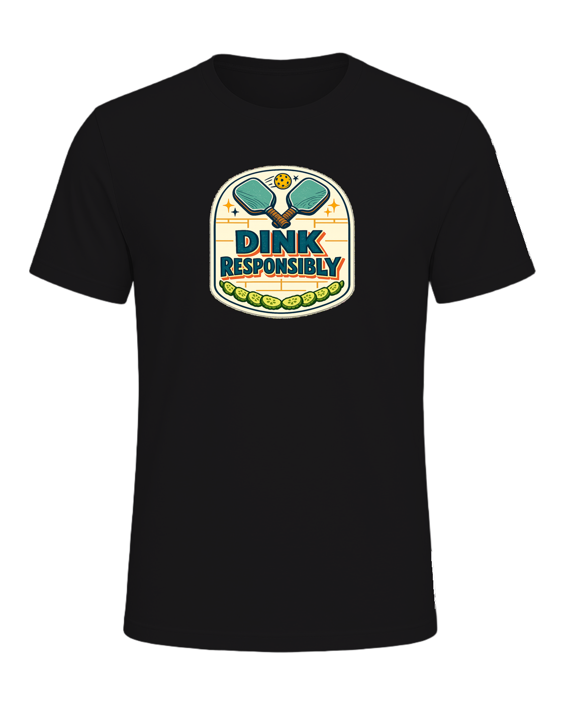 Dink Responsibly Tee — Dark Grey Heather