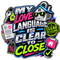 MY LOVE LANGUAGE IS CLEAR TO CLOSE