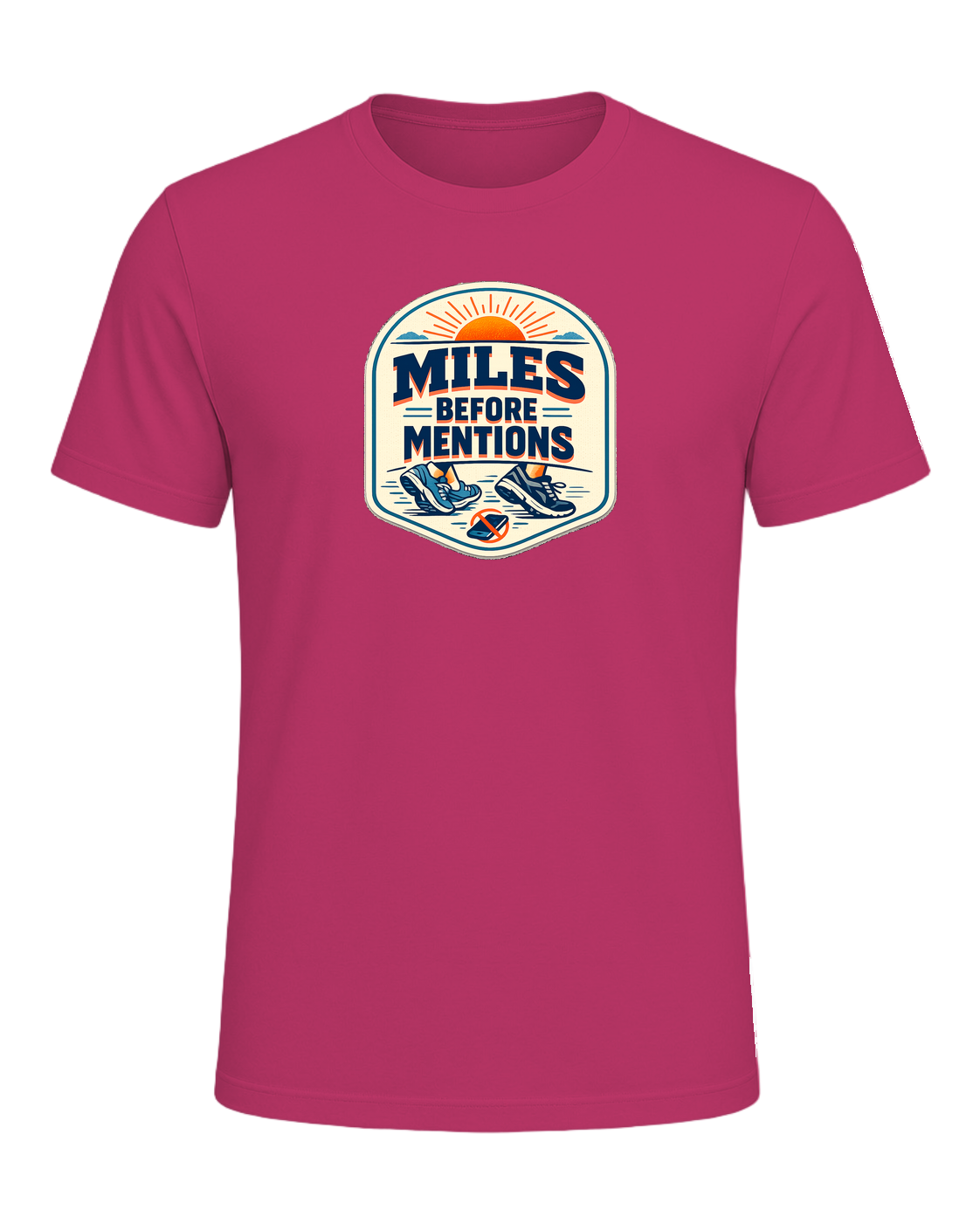 Miles Before Mentions Tee — Berry