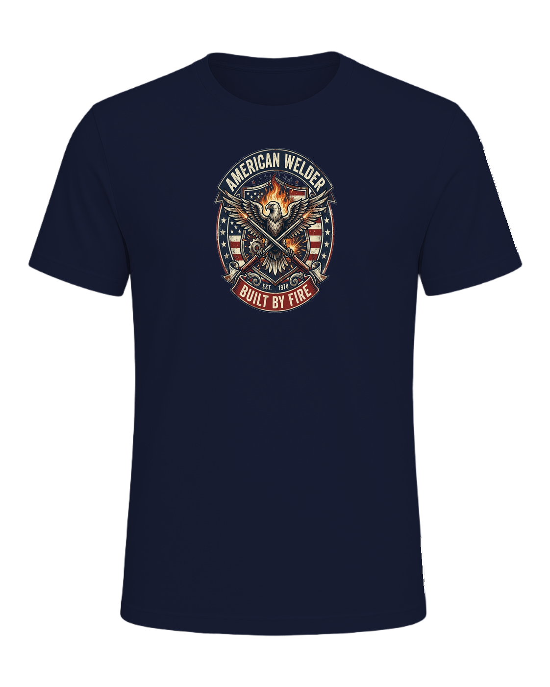 Welder Pride — Navy