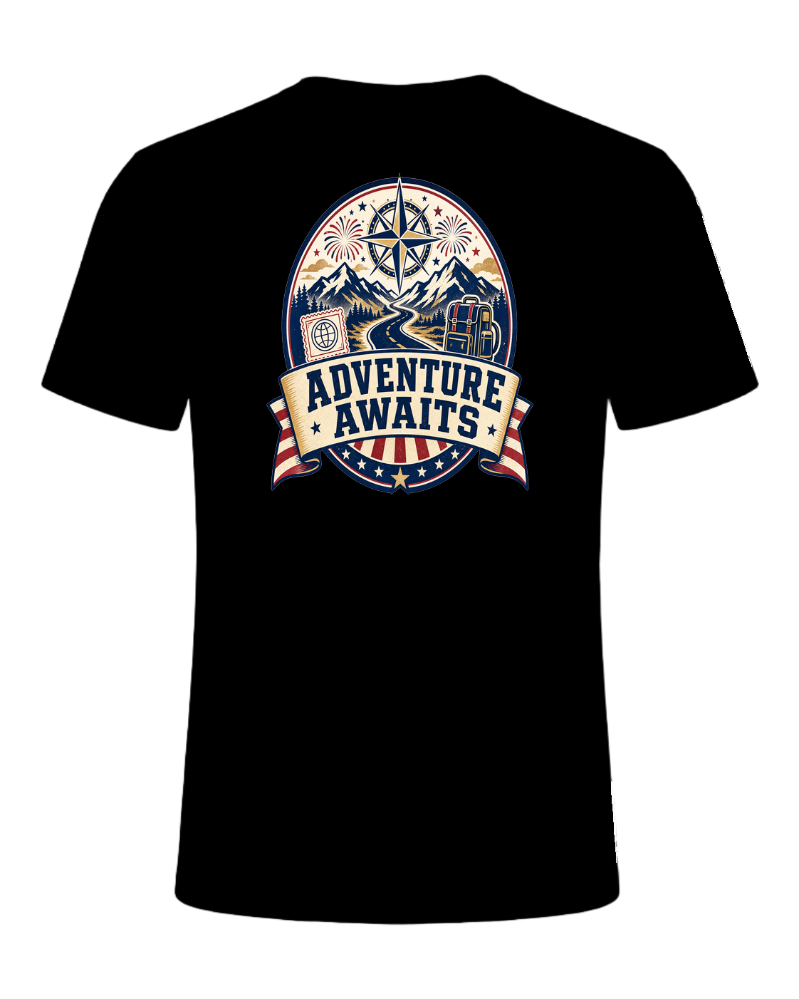 ADVENTURE AWAITS — Black