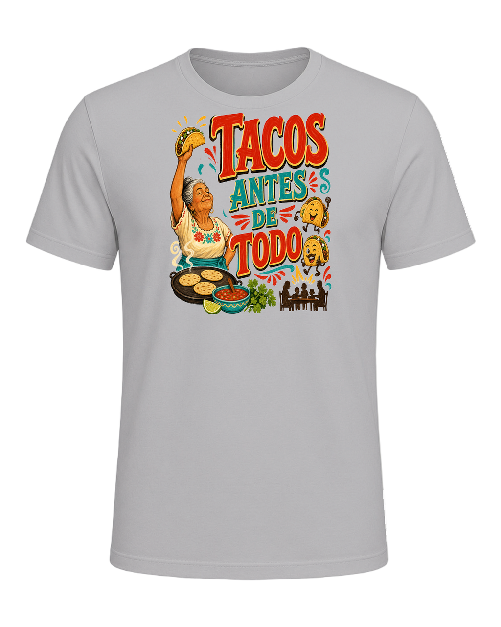 TACOS ANTES DE TODO — Athletic Heather