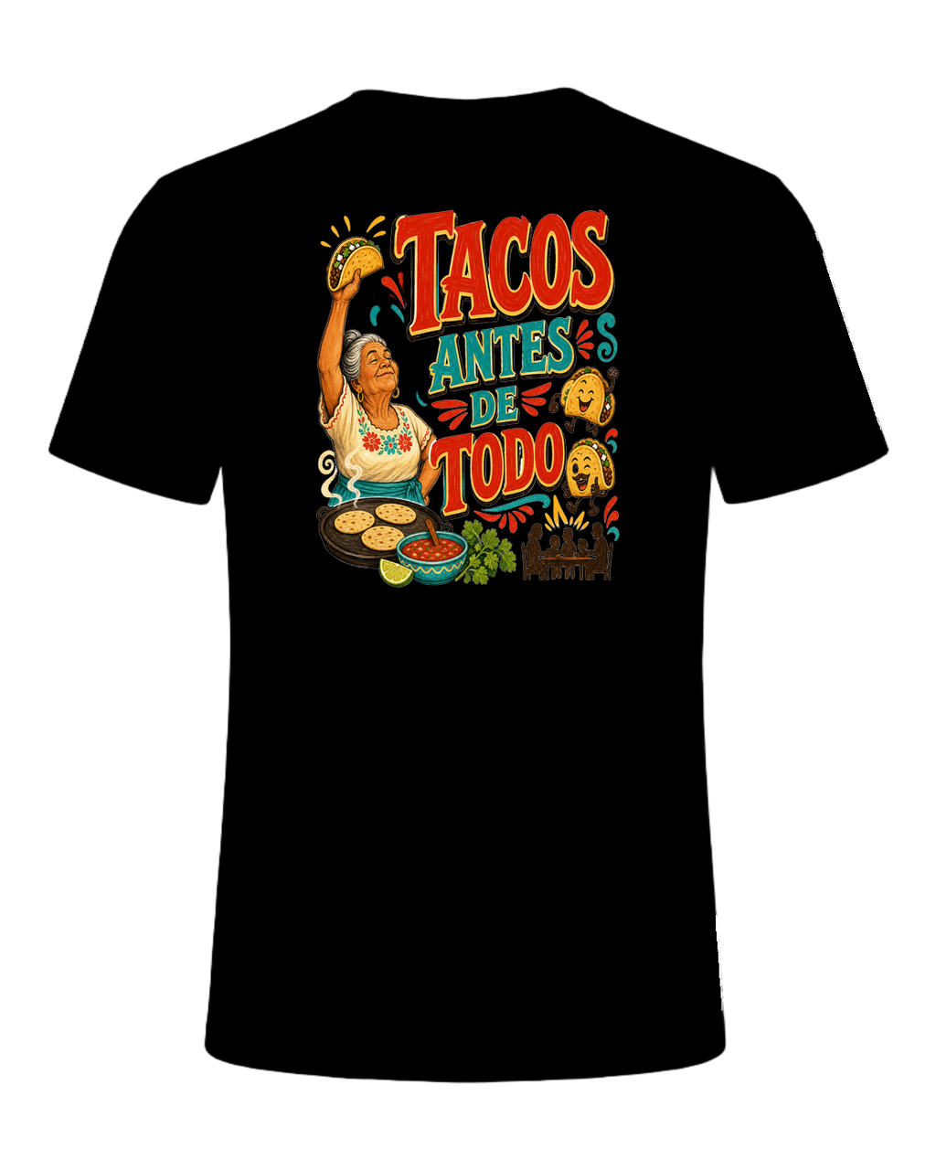 TACOS ANTES DE TODO — Black
